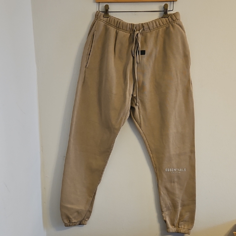 Essentials Men's Beige Joggers